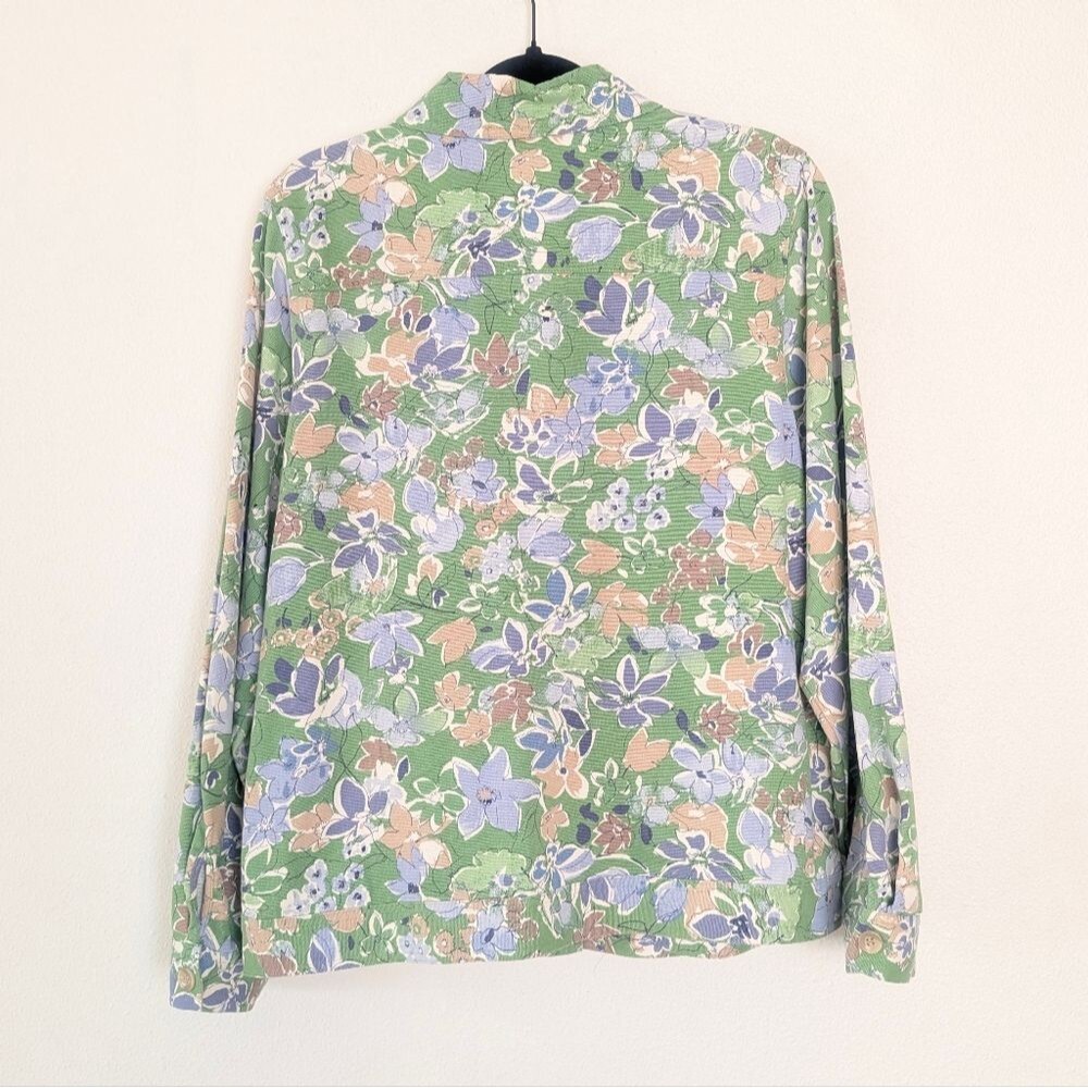 Appleseed’s Floral Print Cotton Twill Jacket Size XL - Picture 2 of 6